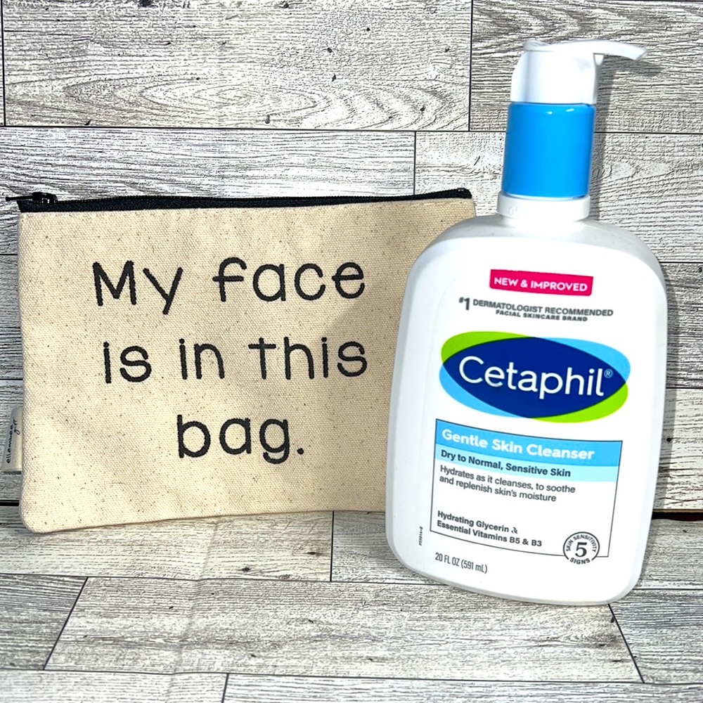 Cetaphil Gentle Skin Cleanser w/ Adorable Travel Bag